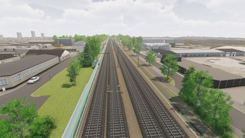 Visualisierung BÜ Eichenheege (Planung)